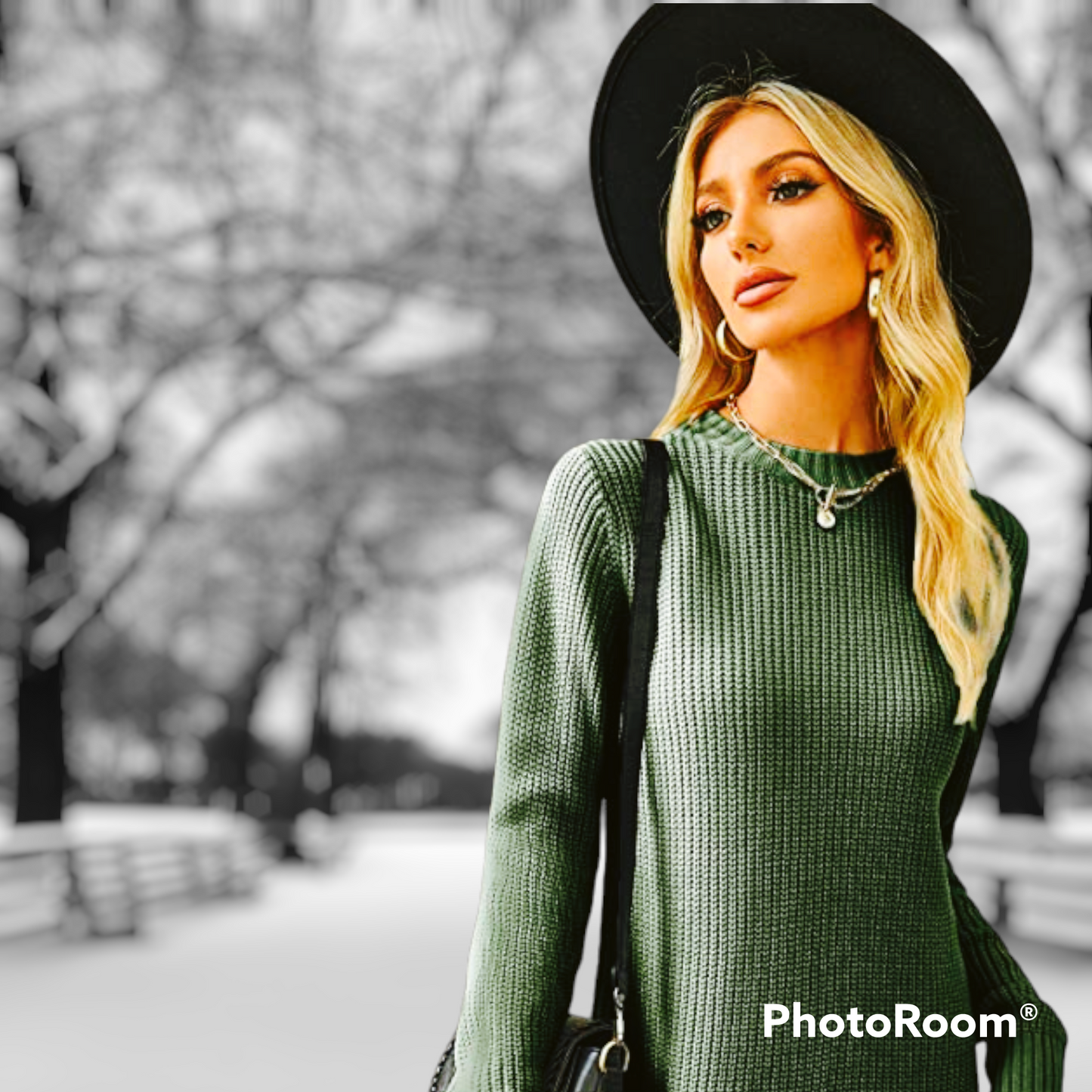 Women's knitted jumper dress knit mini length winter spring fashion knitwear tops